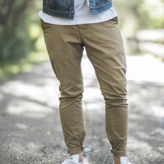 Hnodvb8 Men's Straight Fit Chino Pants — Cotton Twill