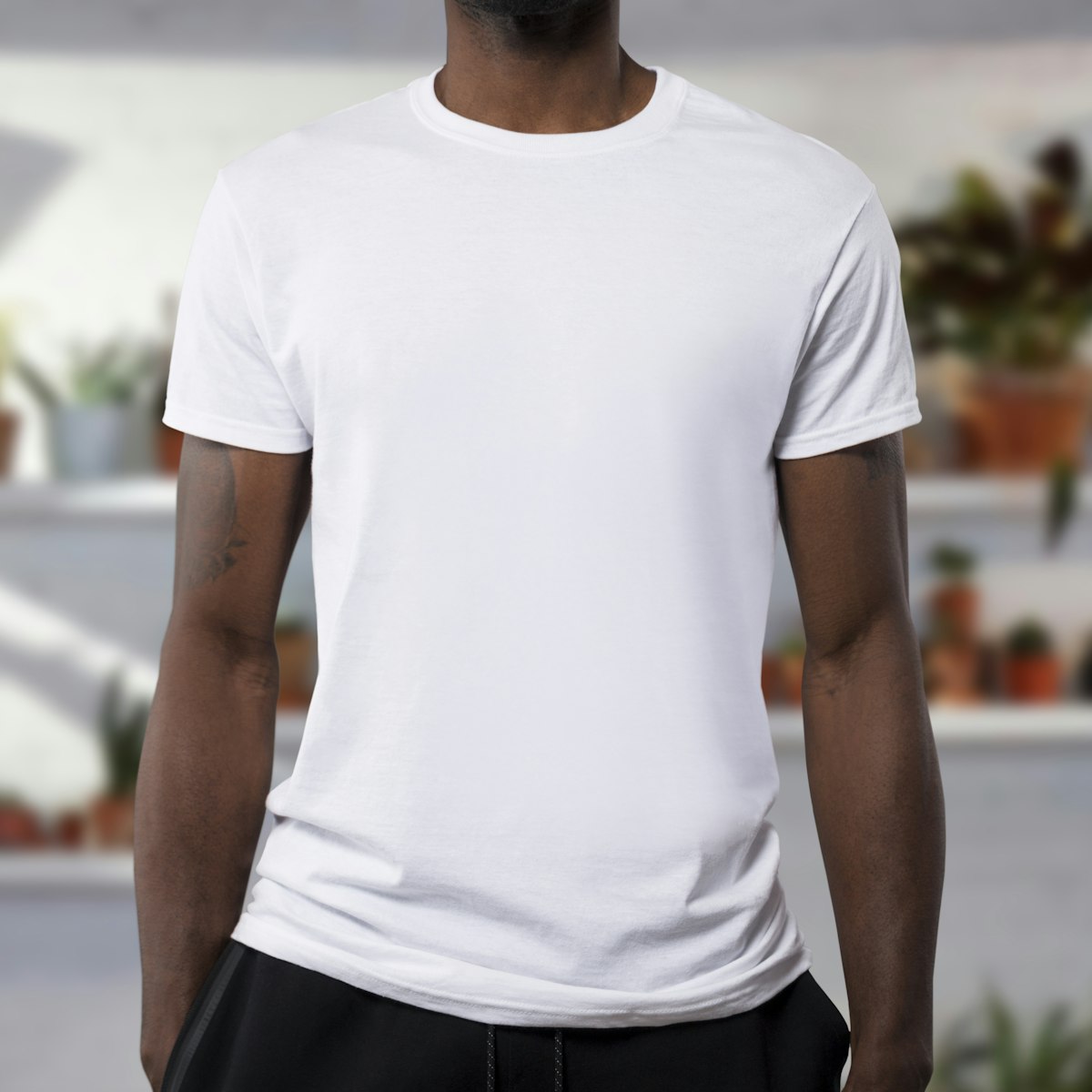 Hnodvb8 Men's Classic Crew Neck T-Shirt — Soft Cotton Everyday Tee